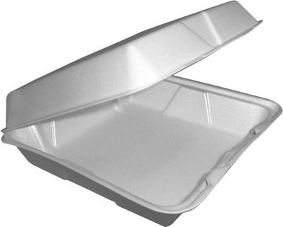 9x9 Large Foam Hinged Container 200/CS