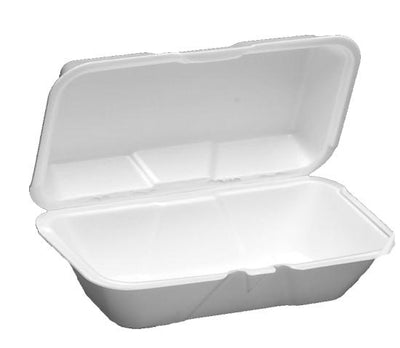 Dart 99HT1 9x5 Foam Hinged Hoagie Container 500/CS