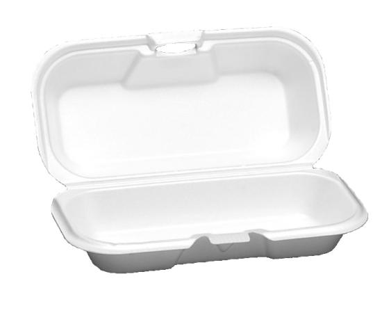 Dart 72HT1 7x3 Foam Hinged Hot Dog Container 500/CS