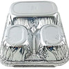 3 Compartment Oblong Take-Out Foil Pan 