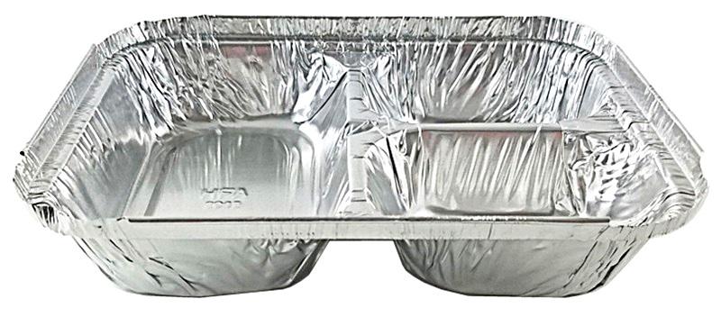 3 Compartment Oblong Take-Out Foil Pan 
