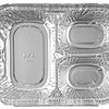 3 Compartment Oblong Take-Out Foil Pan 