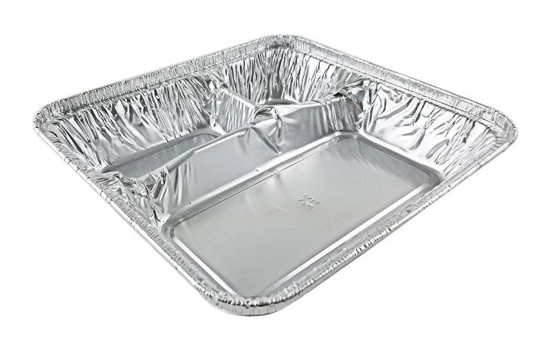 Handi-Foil Large 3-Compartment Oblong Pan