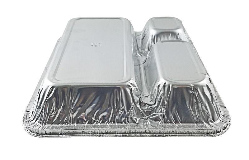 Handi-Foil Large 3-Compartment Oblong Pan