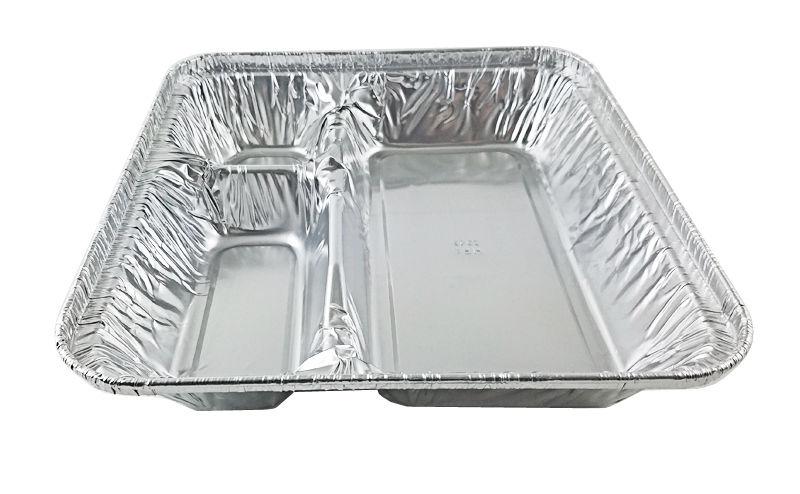 Handi-Foil Large 3-Compartment Oblong Pan