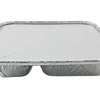 Handi-Foil Large 3-Compartment Oblong Pan w/Board Lid Combo