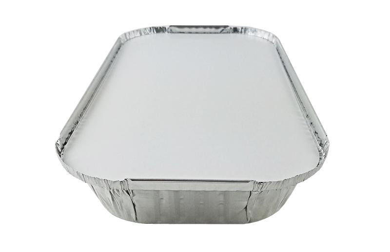 Handi-Foil 3 lb. Oblong Foil Take-Out Pan w/Board Lid