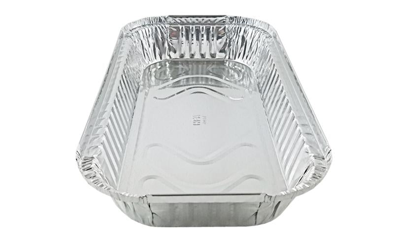 Handi-Foil 3 lb. Oblong Foil Take-Out Pan w/Board Lid