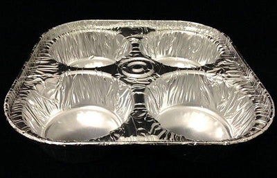 Handi-Foil 4-Cavvity Foil Muffin Pan 300/CS