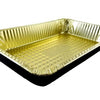 Handi-Foil Full-Size Deep Black & Gold Steam Table Foil Pan 50/CS