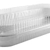 HFA Gourmet-to-Go 6 lb. Extra-Large Silver Entrée Foil Pan w/Clear Dome Lid 25/CS