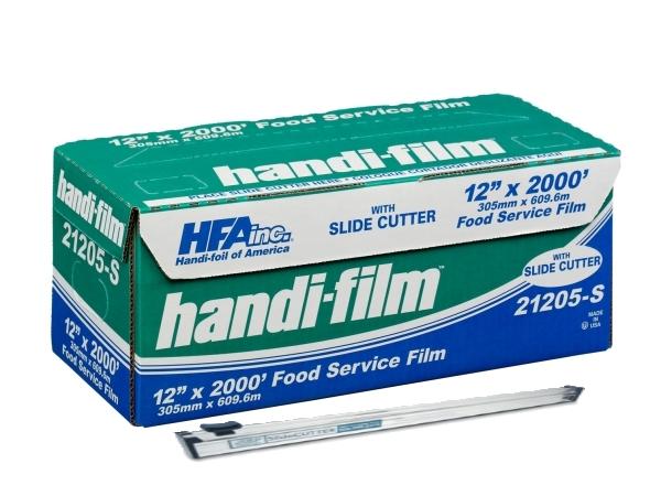 HFA Hand-Film 12" x 2000' Food Service Cling Film w/Safety Slide Cutter