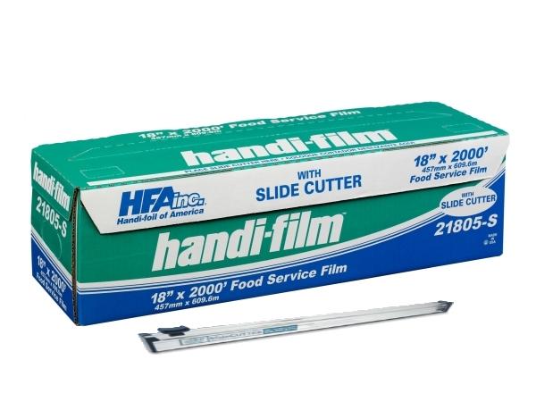 HFA Handi-Film 18" x 2000' Plastic Food Wrap w/Slide Cutter