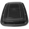 58 oz. Rectangular Black Microwaveable Container w/Lid Combo 150/CS