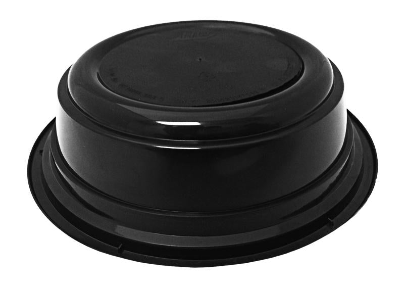 16 oz. 6" Round Black Container w/Lid Combo 150/CS