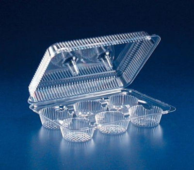 Inline SLP76 6-Cup Large Muffin Container