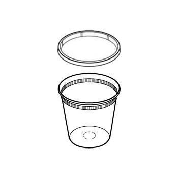 24oz Soup/Deli Container Combo Pack SIngle