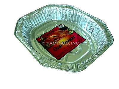 Oval BBQ Foil Roaster Pan