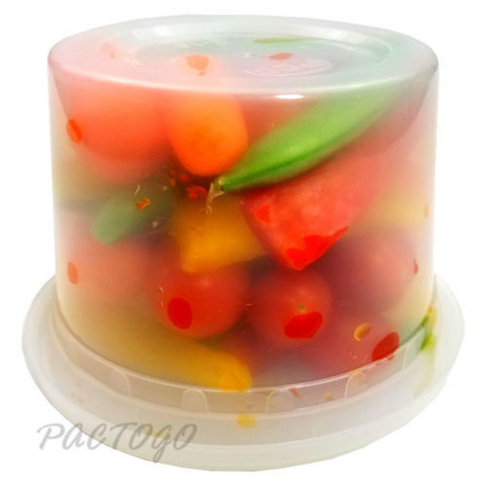 16 oz. Round Microwaveable Soup Container w/Lid