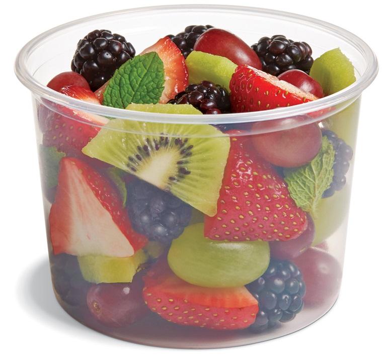 Placon 16 oz. Round Clear Deli Container (Base)