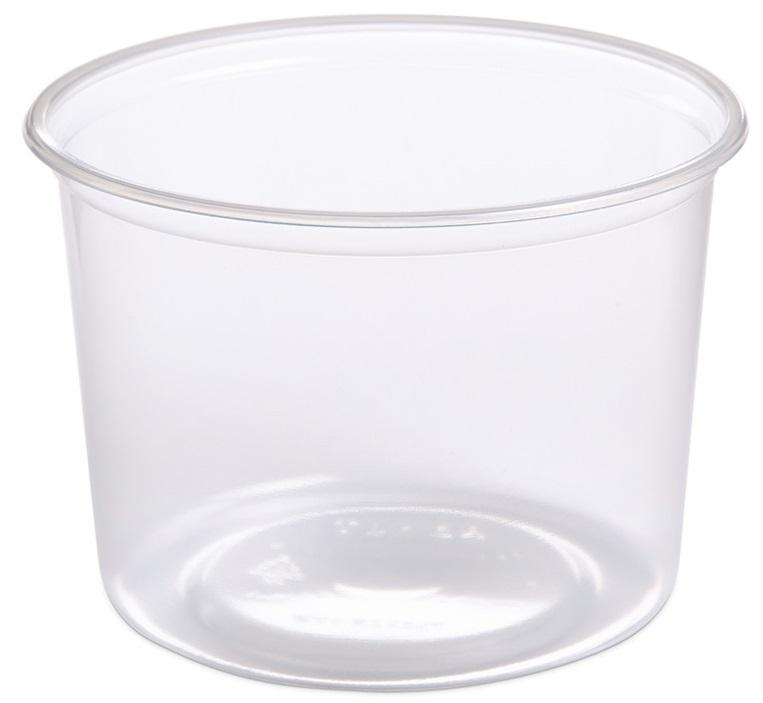 Placon 16 oz. Round Clear Deli Container (Base)