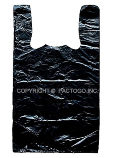 Small Black T-shirt Shopping Bag
