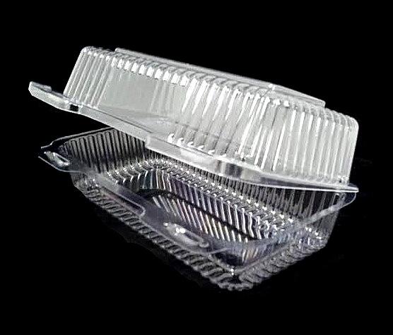 9" Hoagie/Strudel Clear Hinged Container