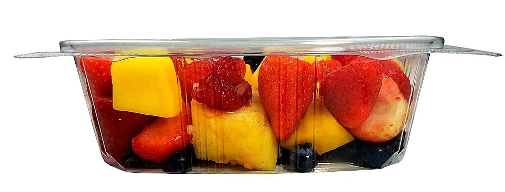 48 oz. Clear Hinged Deli Fruit Container 200/CS