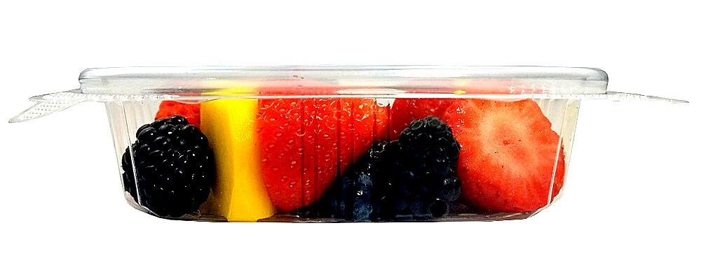 8 oz. Clear Hinged Deli Fruit Container 200/CS