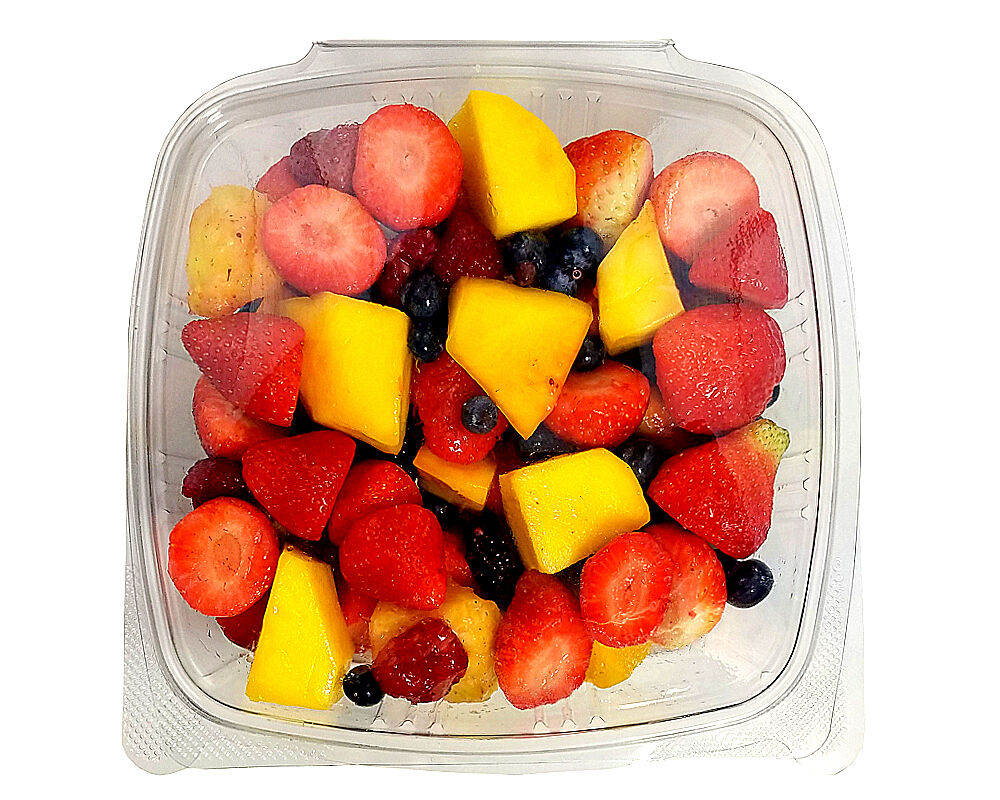 48 oz. Clear Hinged Deli Fruit Container 200/CS