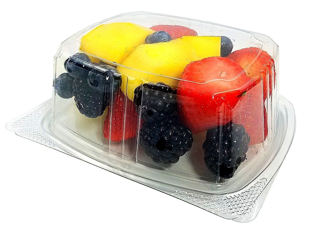 12 oz. Clear Hinged Deli Fruit Container 200/CS