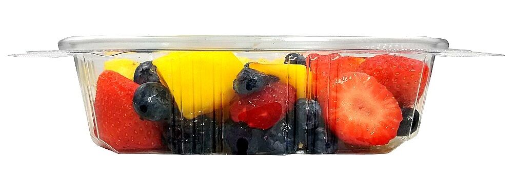 24 oz. Clear Hinged Deli Fruit Container 200/CS