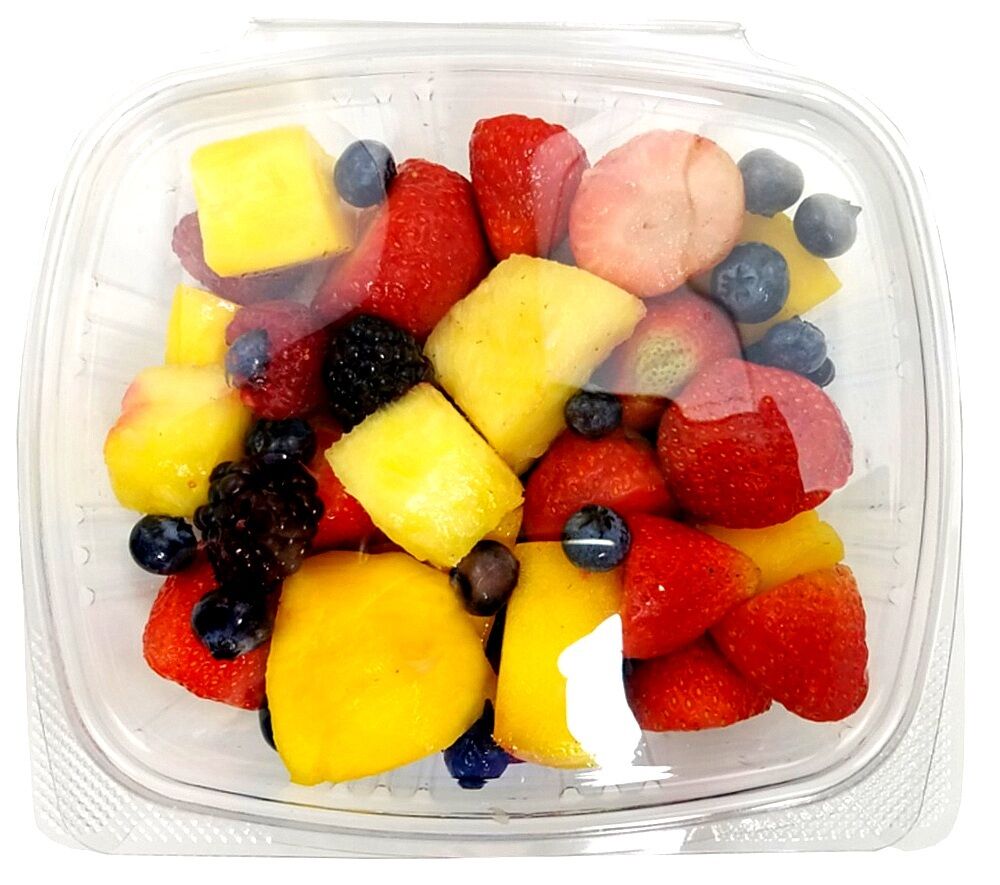 24 oz. Clear Hinged Deli Fruit Container 200/CS