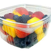 16 oz. Clear Hinged Deli Fruit Container 200/CS