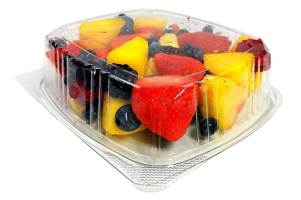 24 oz. Clear Hinged Deli Fruit Container 200/CS