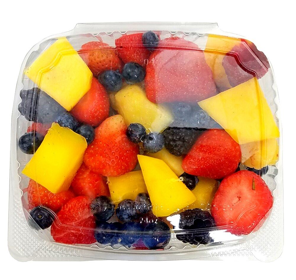 24 oz. Clear Hinged Deli Fruit Container 200/CS