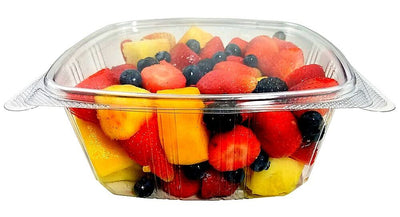 64 oz. Clear Hinged Deli Fruit Container 200/CS