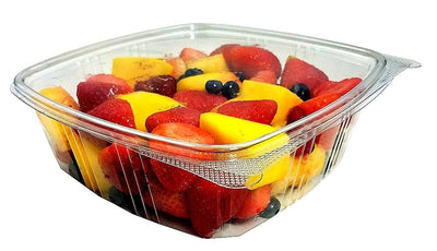 48 oz. Clear Hinged Deli Fruit Container 200/CS