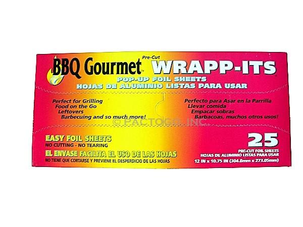 Wrapp-Its BBQ Aluminum Foil Pop-Up Sheets